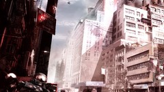 Soldiers War cityscapes urban