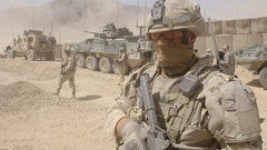 Soldiers warfare A.P.C