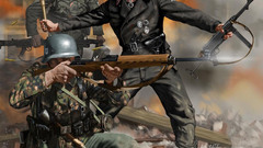Soldiers warfare Nazi World