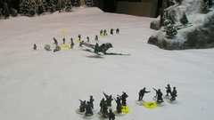 Soldiers winter snow Soviet