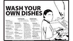 Something here washing dishes politics high least