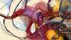 Something strange inconceivable abstract