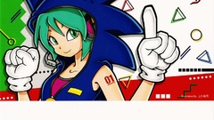 Sonic Calendar hatsune miku vocaloid animal ears illustrations