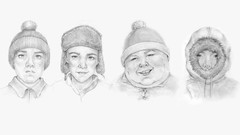 South park drawings fat stan marsh kyle broflovski eric cartman 