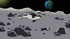 South Park moon Earth