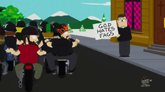 South park signs bikers