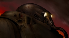 Soviet robot metal soldier