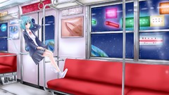 Space Anime anime girls seifuku animal ears