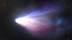 space art digital art comet