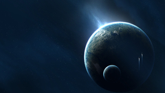 Space Art planets outer digital artwork