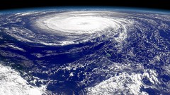 Space blue Earth planets outer space digital art Earthbound