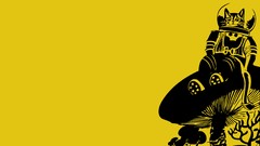 Space cats mushrooms