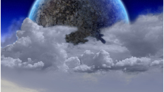 Space clouds planets skyscapes