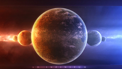 Space dark mirror planets infinitum