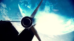 Space digital art science fiction render space art spaceship