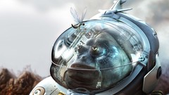 Space dragonfly alien