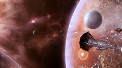 Space eve online spaceship amarr video games PC gaming planet