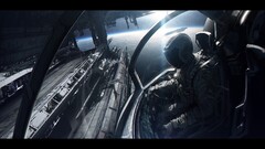 Space futuristic digital art spaceship Andree Wallin