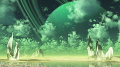 Space Green fantasy artwork