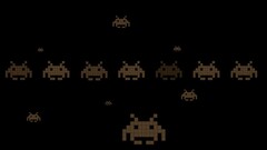 Space Invaders retro games video games Minimalism
