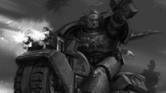 Space Marines monochrome concept