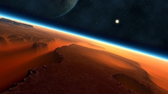 Space Mars red planet