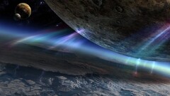 Space planet space art digital art atmosphere cgi