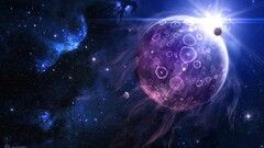 Space planet space art jellyfish digital art