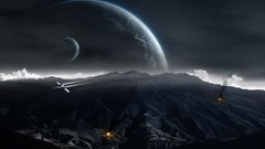 Space planets digital art