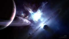 Space planets genesis artwork