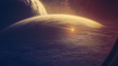 Space planets outer space artwork