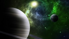 Space planets outer space artwork