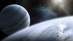 Space planets outer space fantasy art
