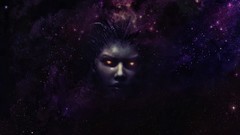 Space purple galaxies Kerrigan video games starcraft ii Sarah 