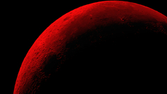 Space red planet Art