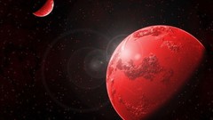 Space red planets