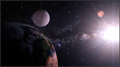 Space science fiction outer space c4d