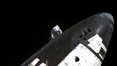 Space shuttle astronauts