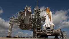 Space shuttle outer space