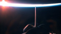 Space shuttle outer space