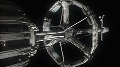 Space station concept art artwork video games