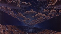 Space station outer space