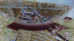 Space station outer space