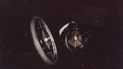 Space station outer space