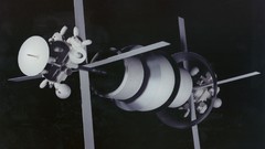 Space station outer space