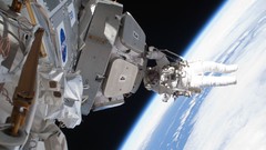 Space station outer space space walk