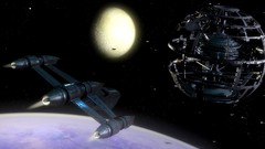 Space station spaceships science fiction
