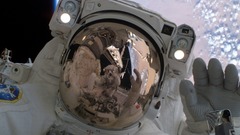 Space walk astronauts