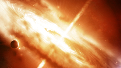 Space waves light planets