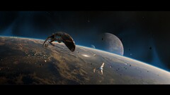 spaceship digital art star wars space art science fiction cgi